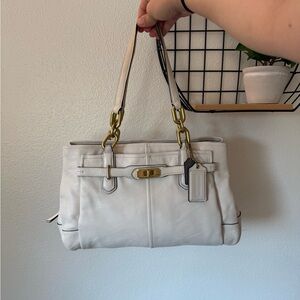 Coach Carryall Chelsea Jayden Purse Bone/White